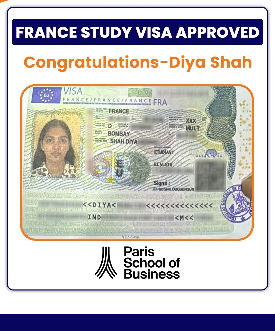 Successful Visa - Maruti Overseas
